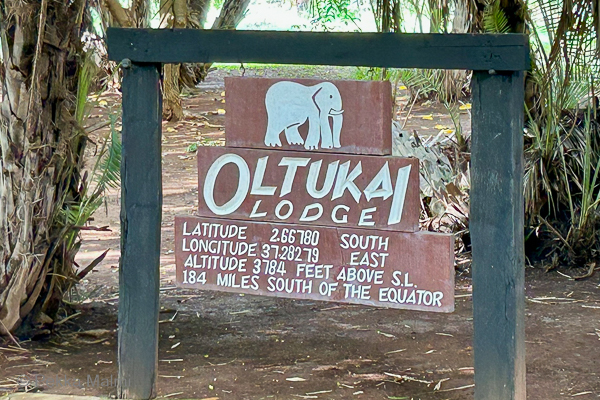 Majapaikkamme Oltukai Lodge 